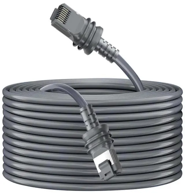 Main image of 100FT Starlink Gen 3 Cable - Heavy Duty Outdoor Ethernet Cable, Waterproof & UV Resistant, Direct Burial Rated for RV/Camping/Home - Compatible with Starlink Gen 3 Router & Dish (High-Speed)