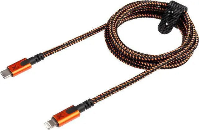 Alt view image 2 of 7 - Xtorm CXX003 Xtreme Series USB-C to Lightning Cable, 4.9-Ft.