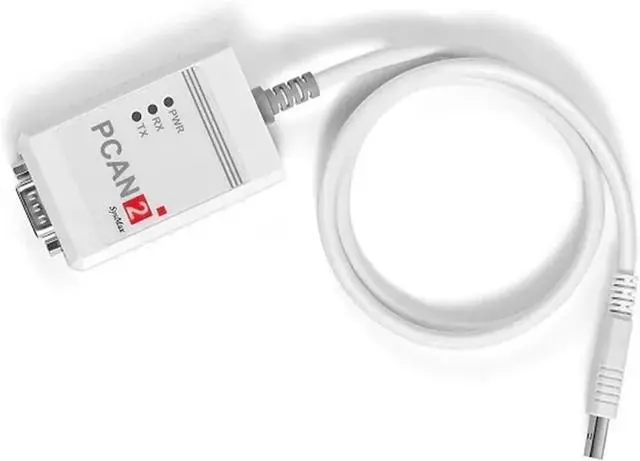 Alt view image 2 of 2 - PCAN-USB Compatible with German Original Peak Model IPEH-002022/002021(Upgraded to Black Extension Cable, Please do not Purchase if You Mind.)