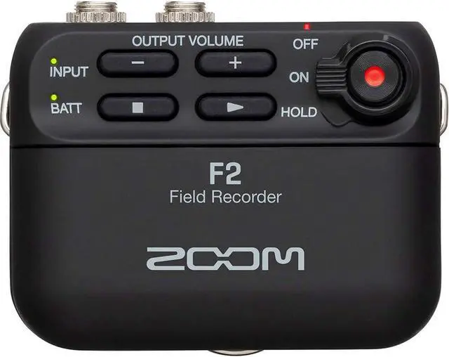 Alt view image 3 of 7 - Zoom F2 Ultracompact Portable Field Recorder (Lavalier Microphone) Bundle with 32GB Memory Card & Fuzzy Windbuster