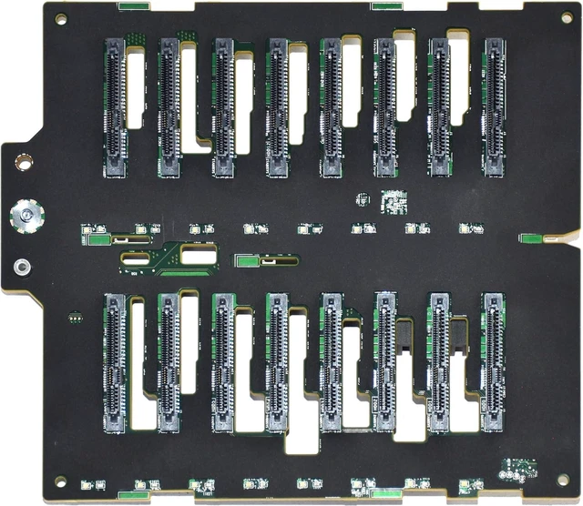 Main image of Ebid Dealz Compatible with Dell EMC PowerEdge T640 16-Bay 2.5" SAS or SATA (SFF) Hard Drive Backplane RVJR7 0RVJR7