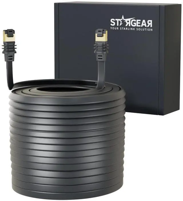 Alt view image 2 of 7 - 150FT Starlink Gen 3/Mini Cable, Starlink Flat Hidden Power Ethenet Cable, Starlink Gen 3 Case, Starlink Standard Case Protective Hard Storage Carrying Case
