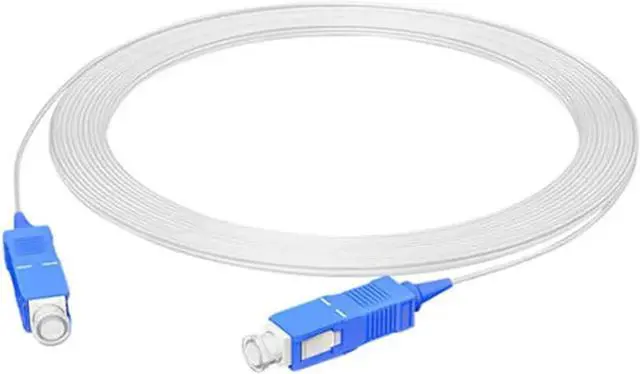 Alt view image 3 of 5 - SC UPC Indoor Transparent Fiber Optic Cable G657A2 Invisible Singlemode Single Core Jumper Household Extension line(20m 2pc no Drum)