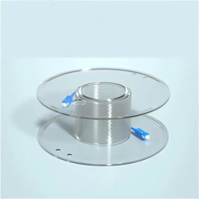 Alt view image 5 of 5 - SC UPC Indoor Transparent Fiber Optic Cable G657A2 Invisible Singlemode Single Core Jumper Household Extension line(20m 2pc no Drum)