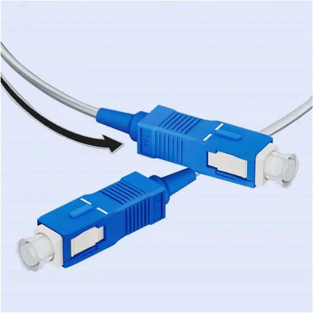 Alt view image 4 of 5 - SC UPC Indoor Transparent Fiber Optic Cable G657A2 Invisible Singlemode Single Core Jumper Household Extension line(20m 2pc no Drum)
