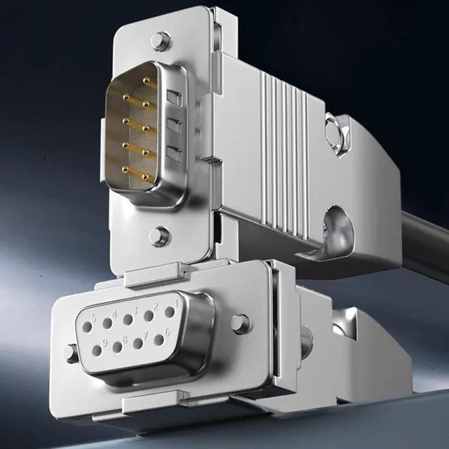 Alt view image 3 of 7 - Professional DB9 RS232 Serial Cable Two Shielding for Stable Data Transmission