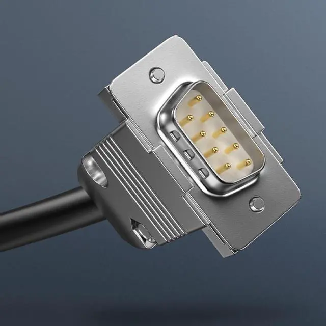 Alt view image 4 of 7 - Professional DB9 RS232 Serial Cable Two Shielding for Stable Data Transmission