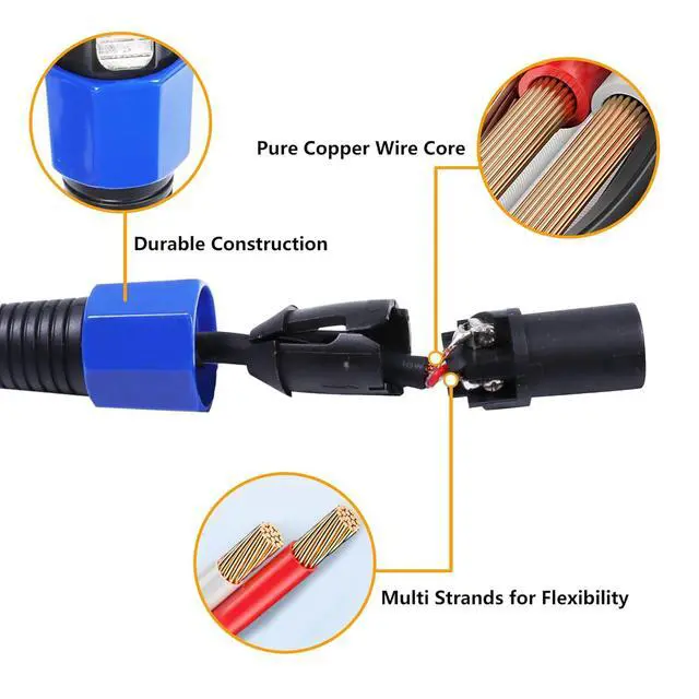 Alt view image 5 of 7 - 30 Feet Pack of 2 Speakon to XLR Cables - 2 PCS 3 Pole XLR Female to SpeakOn Male Cable - Twist Lock 3 Pin Microphone to Loudspeaker PA DJ Audio Wire (30Ft, 2 Packs)