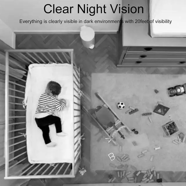 Alt view image 3 of 7 - Ultra 4K HD WiFi Hidden Camera, Smoke Detector Shaped, with Clear Night Vision | 800mAh Rechargerable Battery | Video Recording, Wired 120V AC Connector Home Security Alarm Camera (9120 Model)