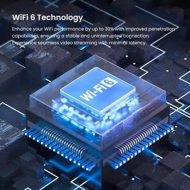 Alt view image 2 of 7 - Tenda CP3Pro 2K 1PC Indoor Security Cameras and TEM2007X 2.5G Switch Bundle