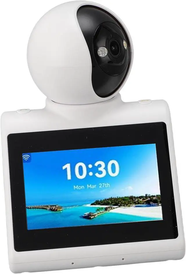 Alt view image 4 of 7 - Yosoo Video Calling Smart Camera HD Screen 2 Way Call Indoor 2K Security Camera