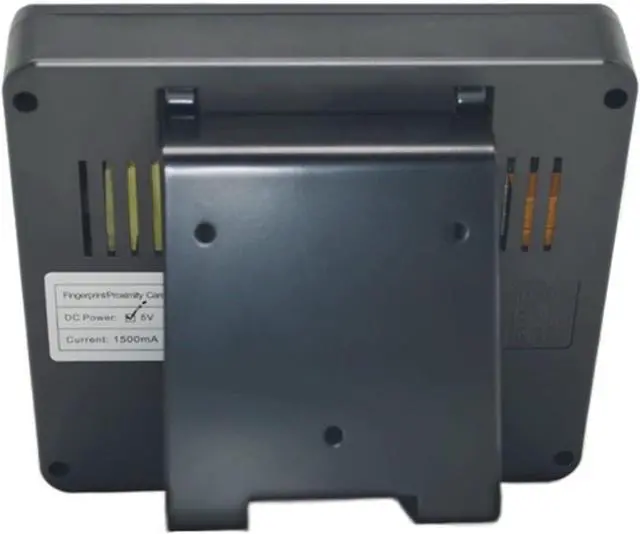 Alt view image 3 of 4 - Biometric Employee Attendance Machine Punch Card Machine Face Recognition Biometric Fingerprint Punch Card Machine Intelligent Password Attendance Machine for Small Busin,