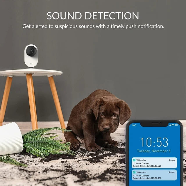 Alt view image 4 of 7 - YI Home Pro 2K/3MP Security Camera 4-Pack AI Detection, Notification Push