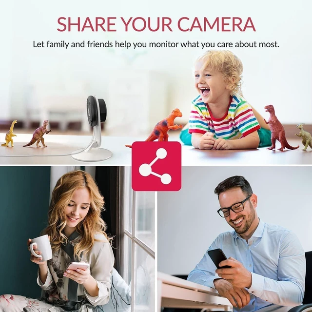 Alt view image 6 of 7 - YI Home Pro 2K/3MP Security Camera 4-Pack AI Detection, Notification Push