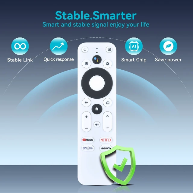 Alt view image 2 of 7 - Replacement Voice Remote Control for Onn Android TV 4K UHD Streaming Device Compatible with model:100024646 100026240