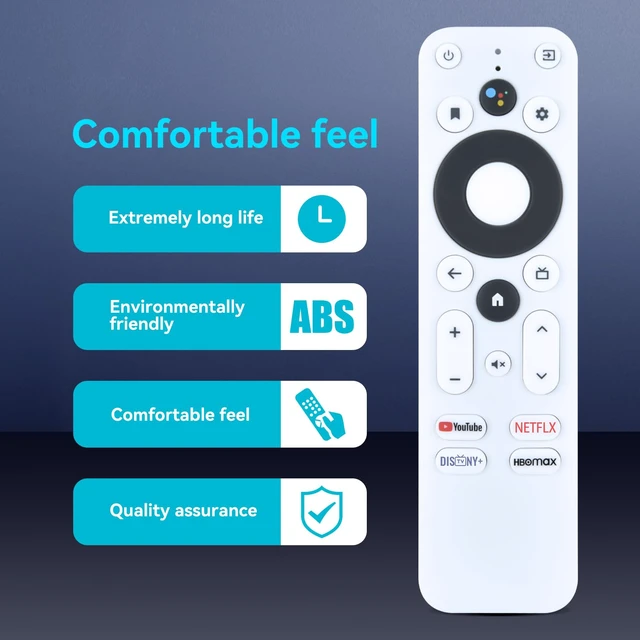 Alt view image 3 of 7 - Replacement Voice Remote Control for Onn Android TV 4K UHD Streaming Device Compatible with model:100024646 100026240