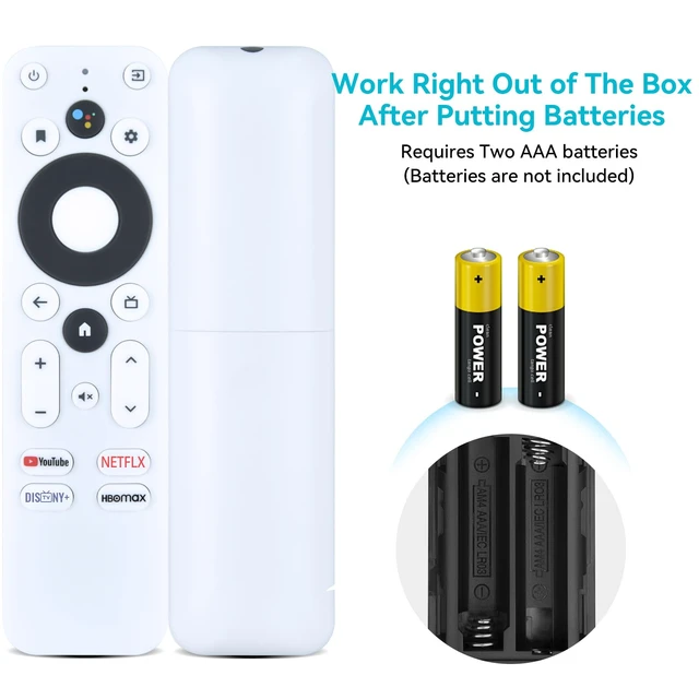 Alt view image 7 of 7 - Replacement Voice Remote Control for Onn Android TV 4K UHD Streaming Device Compatible with model:100024646 100026240