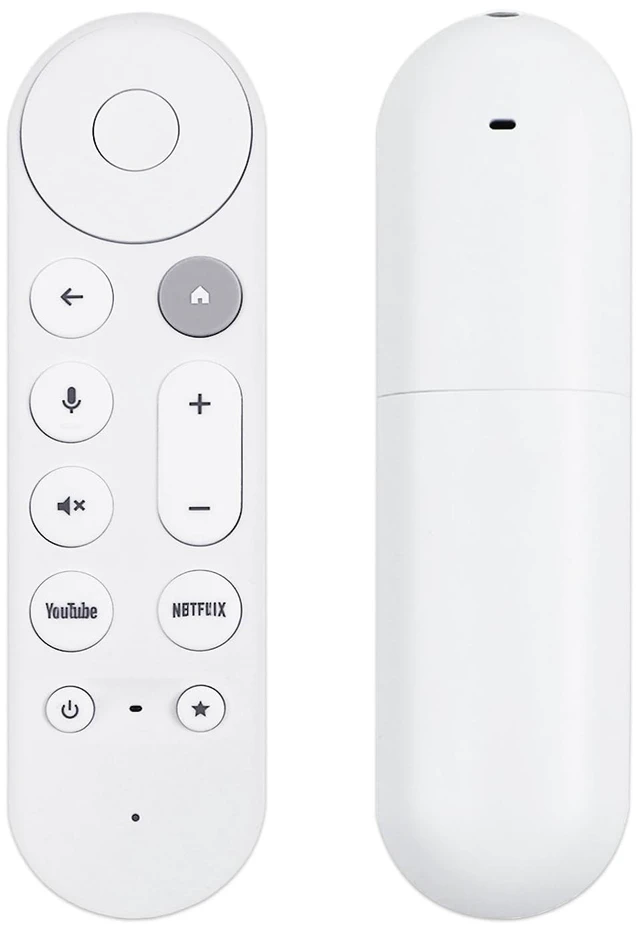 Main image of GY3LE Voice Search Remote Control Compatible with Google TV Streamer 4K, New Controller Replacement Control Upgrade Voice Remote (4K), NOT Compatible with Google Chromecast Snow
