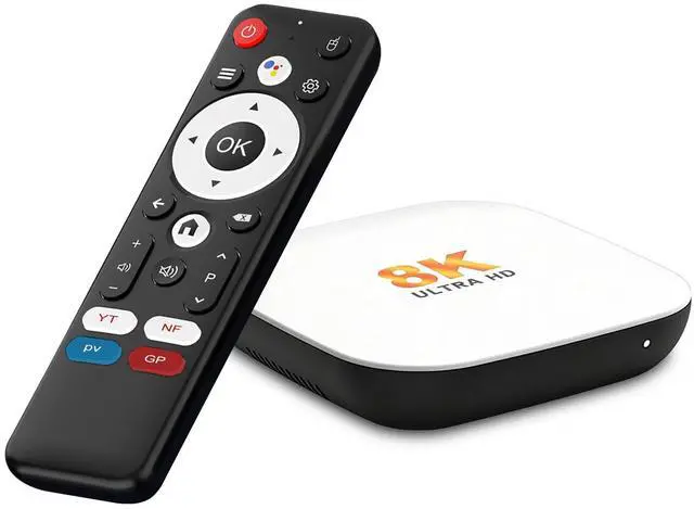 Main image of Android 14.0 TV Box 2026, M2 Plus 4K Ultra HD Streaming Device for TV, 4GB RAM + 32GB ROM, Support 8K Decoding, Voice Remote, 2.4G & 5G WiFi 6, BT 5.4, HDR10, 3D, RK3528 Quad-Core A53