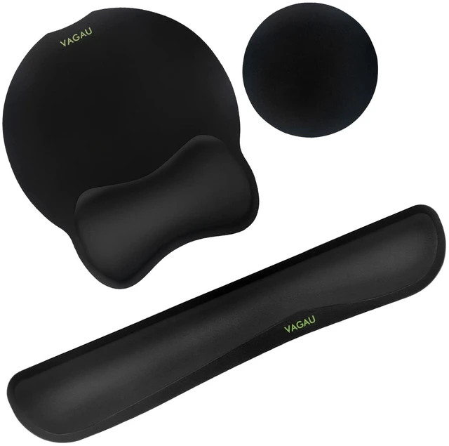 Main image of Premium Keyboard Wrist Rest and Mouse Pad Wrist Support Ergonomic Memory Foam Set for Office, Laptop, Mac, Computer and Gaming, Comfortable Typing &Wrist Pain Relief