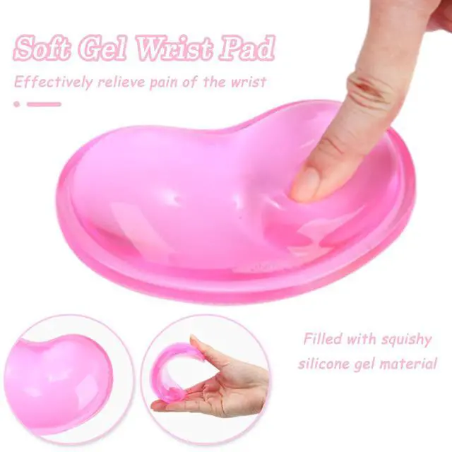 Alt view image 2 of 7 - Gel Keyboard & Mouse Wrist Rest Set - Keyboard Wrist Rest Pad & Mouse Support for Office Gaming Pad Computer Laptop Ergonomic Comfortable Pain Relief- Pad Set (2 Pack)