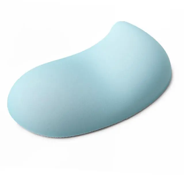Main image of Mouse Wrist Rest Pad, Small Gel Mouse Keyboard Support Cushion Non-Slip Base, for Easy Typing and Wrist Pain Relief Office Computer, Laptop, PC Gaming (Blue)