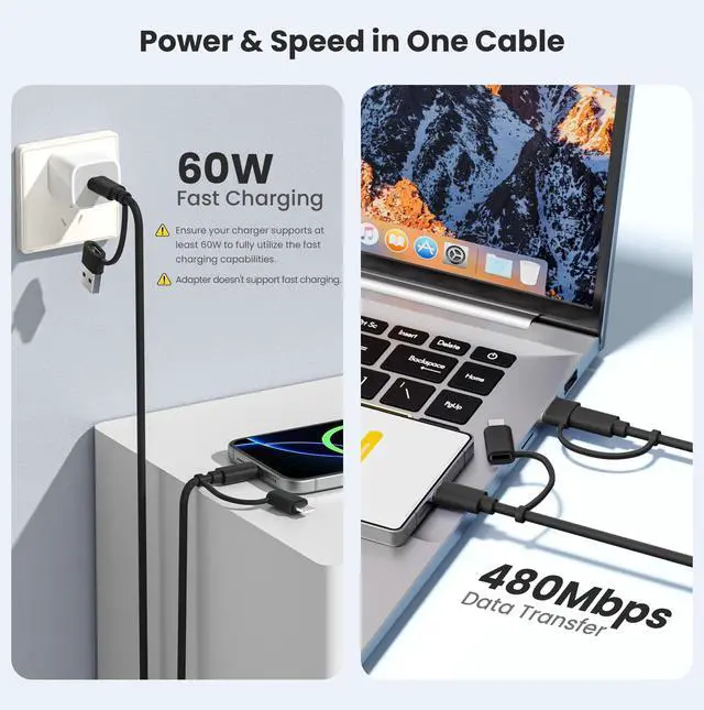 Alt view image 4 of 7 - for Airpods 4 Pro Charger Cable,USB C Charging Power Cord 6.6FT