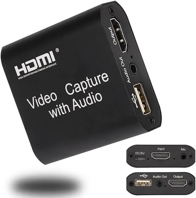 Main image of Aomoproing HDMI to USB 2.0 Video Audio Capture Card, 1080p Recording with Loop Out for Gaming Streaming/Teaching/Video Conference/Live Broadcasting
