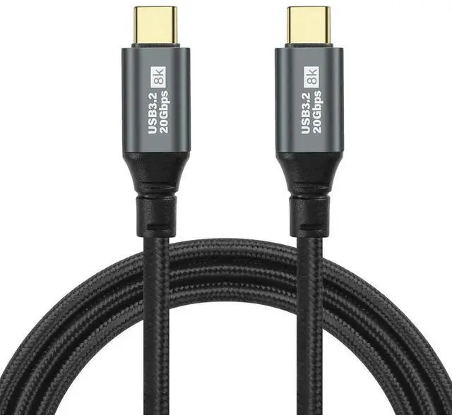 Main image of Aomoproing Gen3.2 Dual Type-C Cable 1m, 100W 20GB Data Cable, 8K Projection Screen Cable for Phones