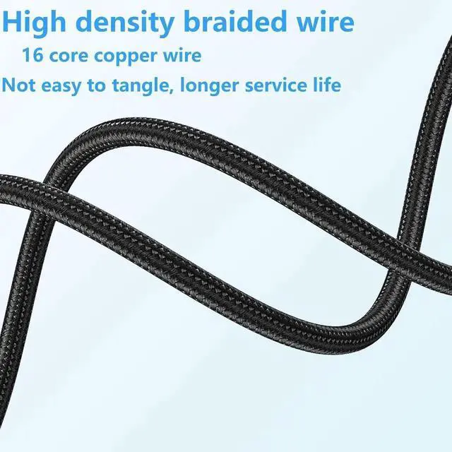 Alt view image 3 of 5 - Aomoproing Gen3.2 Dual Type-C Cable 1m, 100W 20GB Data Cable, 8K Projection Screen Cable for Phones