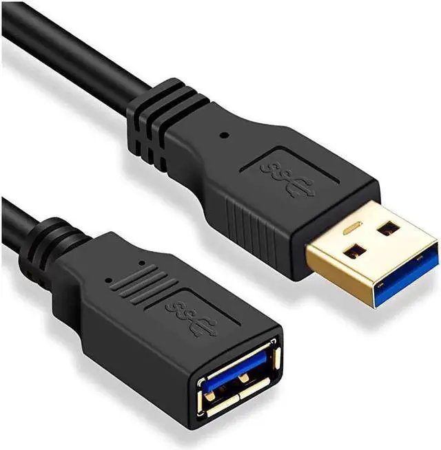 Main image of Aomoproing 10ft USB 3.0 Extension Cable, Type A Male to Female Data Transfer Extender Cord for Hard Drive, Printer, Keyboard