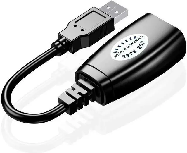 Main image of Aomoproing USB Over Cat6 RJ45 Extender, Over Cat5/Cat5e/Cat6/Cat7/Cat8 Cable Extension Connector Adapter - 2 Pairs