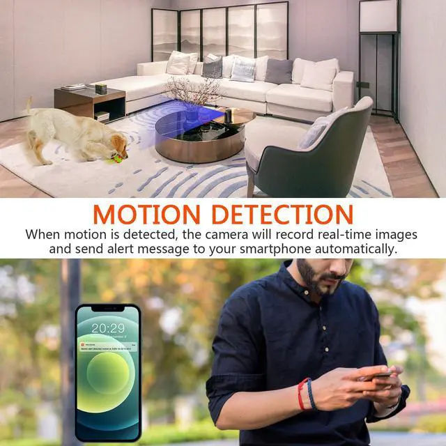Alt view image 3 of 5 - WiFi USB Charger Hidden Camera,1080P Wireless USB Charger Security Spy Cameras Nanny Cam 5 Port Plug Mini Secret Video Camera for Home Surveillance with Motion Detection Remote View No Audio