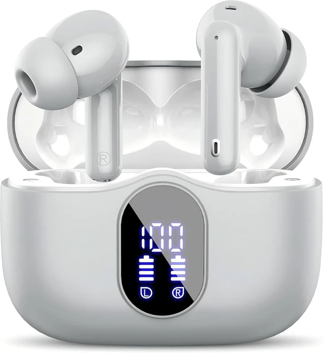 Main image of Btootos Hi-Fi Deep Bass Ear Buds in-Ear Headphones, Graphite Gray