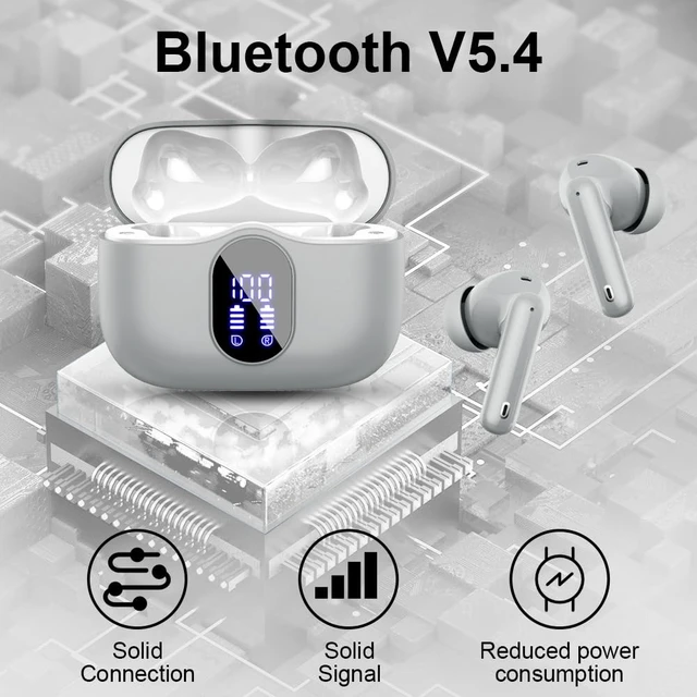 Alt view image 4 of 5 - Btootos Hi-Fi Deep Bass Ear Buds in-Ear Headphones, Graphite Gray