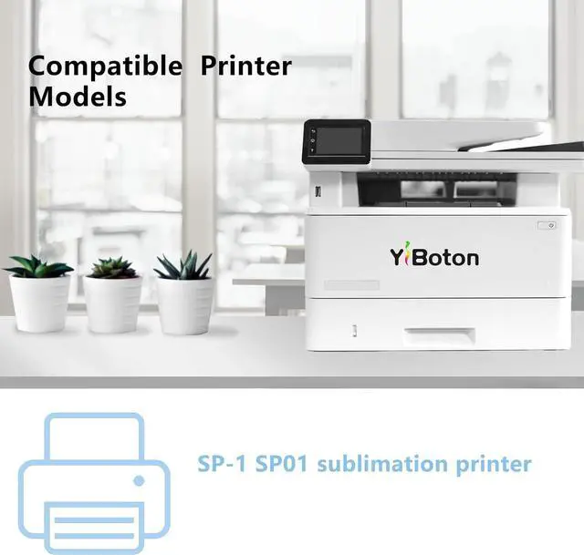 Alt view image 3 of 6 - SP-1 SP1 SP01 Sublimation Ink Cartridges (5-Pack) SP01BKS SP01CS SP01MS SP01YS Ink Compatible with Brother Sublimation SP-1 Printers,110ML