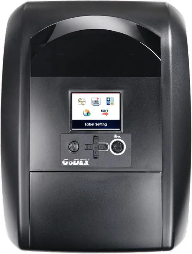 Alt view image 6 of 7 - McAuley Labels GoDEX RT730i+ 4 Thermal Label Printer 300 DPI Desktop Barcode Printer with Color Display USB, Ethernet