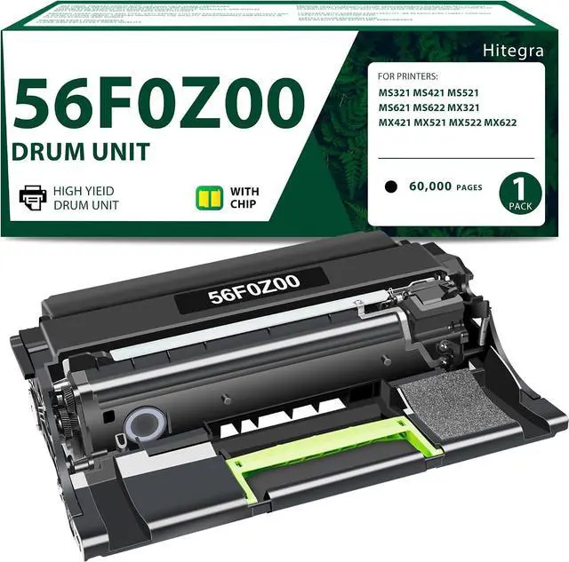 Main image of 56F0Z00 Drum Unit with New Chip 60,000 Pages High Yield