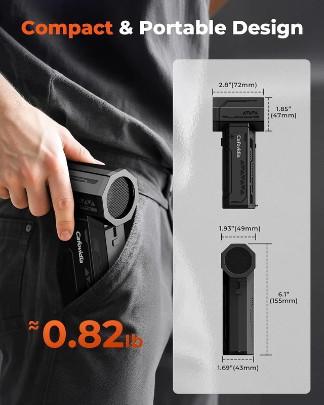 Alt view image 7 of 7 - Electric Compressed Air Duster with 470g Thrust