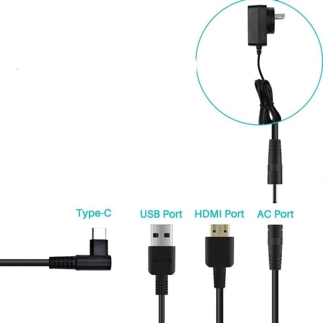 Alt view image 4 of 5 - 3-in-1 CB01 Cable with HDMI Power and USB Cables