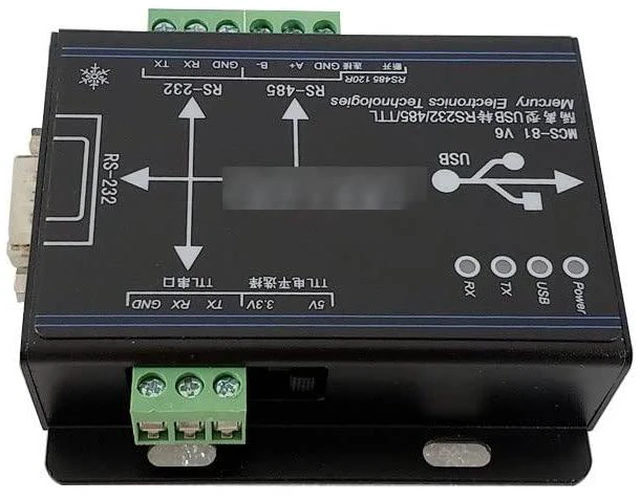 Alt view image 2 of 4 - Chip Isolated USB to T-T-L/RS232/RS485 3 in 1 Serial Port Adapter Industrial-Grade T-T-L RS-232 RS-485 Isolation