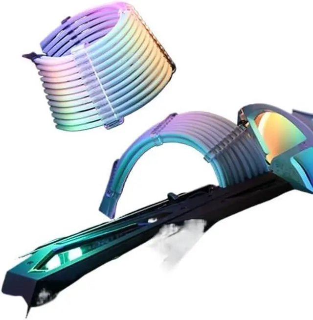 Alt view image 4 of 4 - 3 PSU Extension Cable Kit 3-in-1 Set 300mm PSU to ATX 24Pin PCI-E 6+2Pin CPU(MZ-3-BK(300mm))
