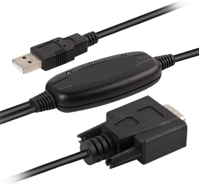 Alt view image 2 of 3 - USB 2.0 to Dual com F&T>D*I CHIP 2 Port USB to Serial RS232 DB9 Adapter Cable