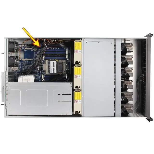 Alt view image 5 of 7 - PCIe4.0 Riser Cable GEN4 for GPU Ai Server Installation high Density Full Connecting Wiring(0.48m,Straight White)