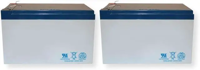 Main image of BAT-1224 Pack of 2 Uninterruptible Power Supply Battery Backups, Smart Heat Management, 12V, 24A, Compatible with Eaton SAFEPATH Series