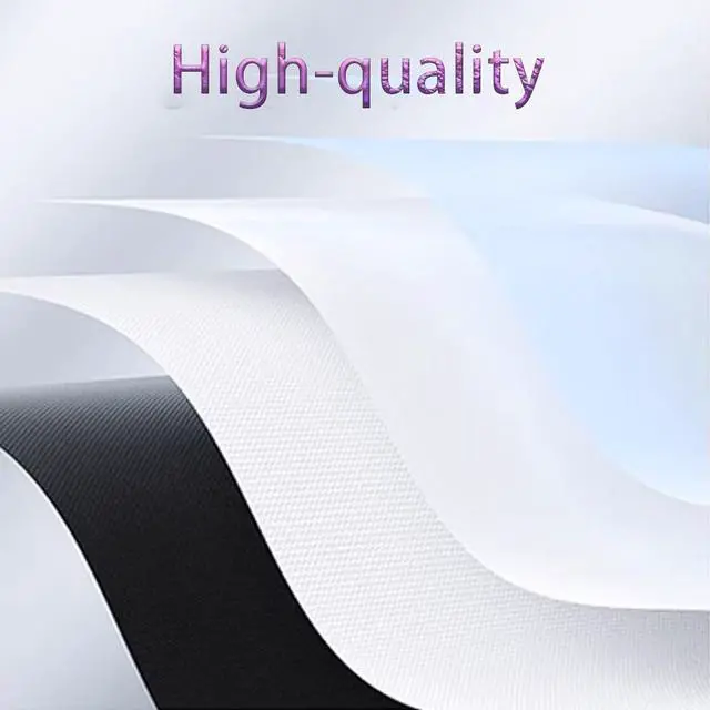 Alt view image 4 of 7 - 30" 40" 50" 60" 72" Home Theater Projector Screen, Manual Projection Screen, HD 4K 4:3 16:9 Roll Up Movie Screen for Indoor Outdoor(30 Inch 4:3)