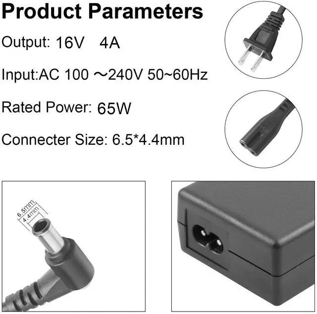 Alt view image 2 of 7 - 16V 4A AC Adapter Charger for Fujitsu Sony Panasonic ScanSnap Canon Printer