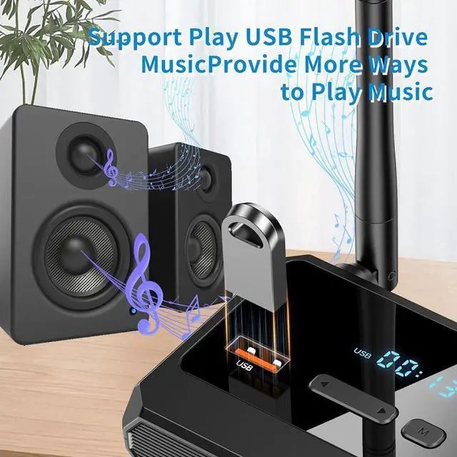 Alt view image 7 of 7 - Bluetooth 5.3 Home Stereo Audio Receiver AUX USB Optical To RCA Adapter