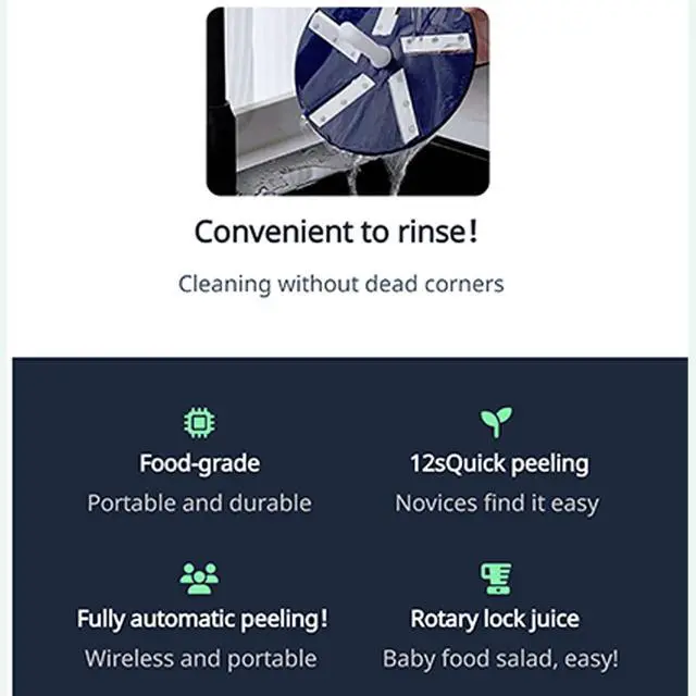 Alt view image 7 of 7 - Grape Peeling Machine, Automatic Peeling Machine for Garlic, Fruit, Vegetables - Electric Garlic Peeler & Grape Peeler with Brush Roller for Effortless Peeling