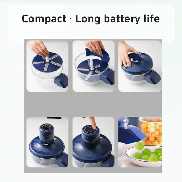 Alt view image 5 of 7 - Grape Peeling Machine, Automatic Peeling Machine for Garlic, Fruit, Vegetables - Electric Garlic Peeler & Grape Peeler with Brush Roller for Effortless Peeling